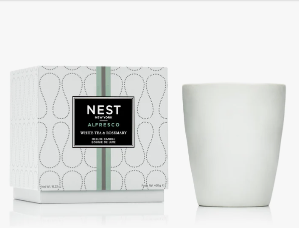 Deluxe Candle-White Tea & Rosemary