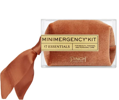 Mini Emergency Kit-Velvet Scarf Terracotta