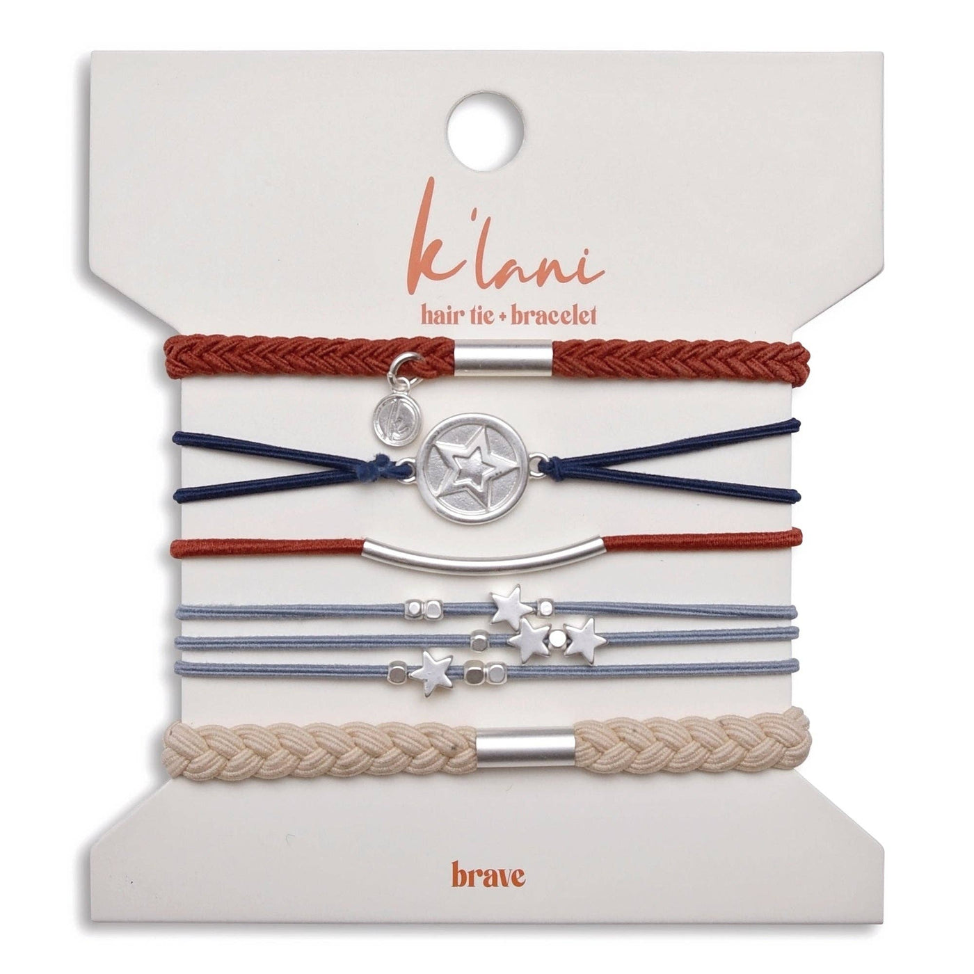 Hair Tie Bracelets Brave