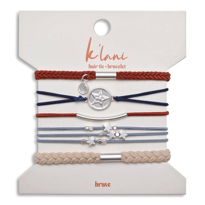Hair Tie Bracelets Brave