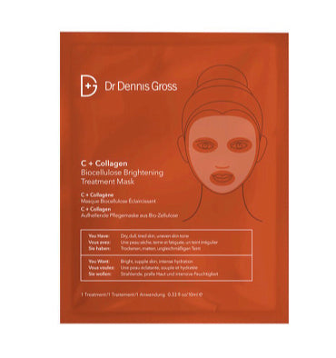 Dr. Gross C+ Collagen BioCellulose Brightening Treatment Mask