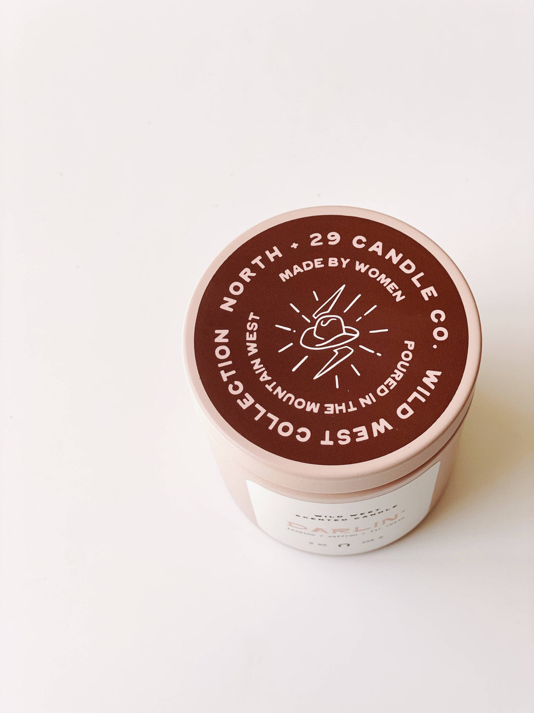 Darlin' Candle, Western Candle, Pink Candle, Coastal Cowgirl