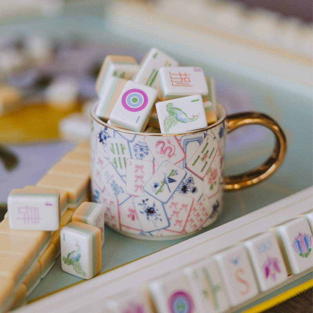 Coffee Mug-Mahjong Tiles