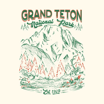 Grand Teton National Park - USA Made | 100% Cotton