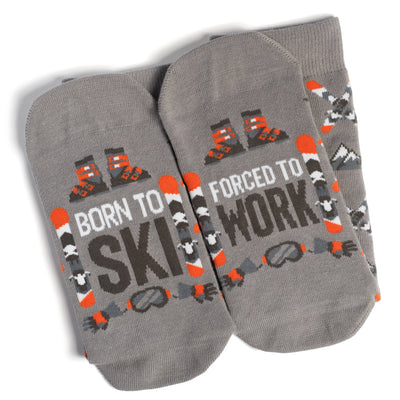 Born To Ski, Forced To Work Socks