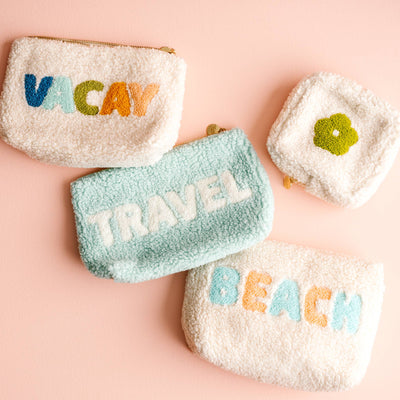 Teddy Pouch-Cream Vacay