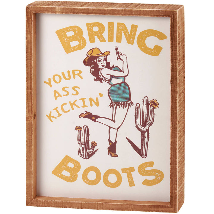 Box Sign-Boots Inset