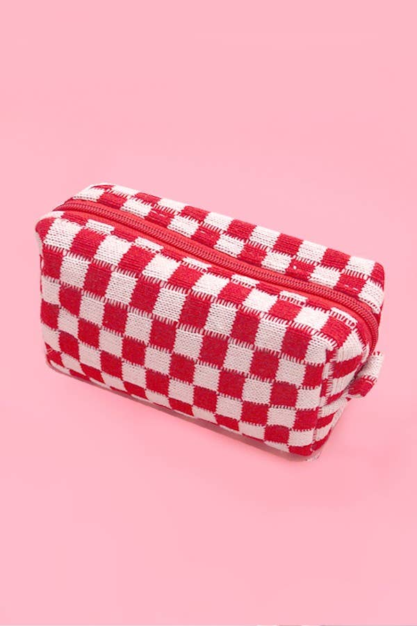 Cosmetic Pouch-Checker Makeup