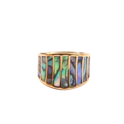 Cambria Abalone Statement Ring