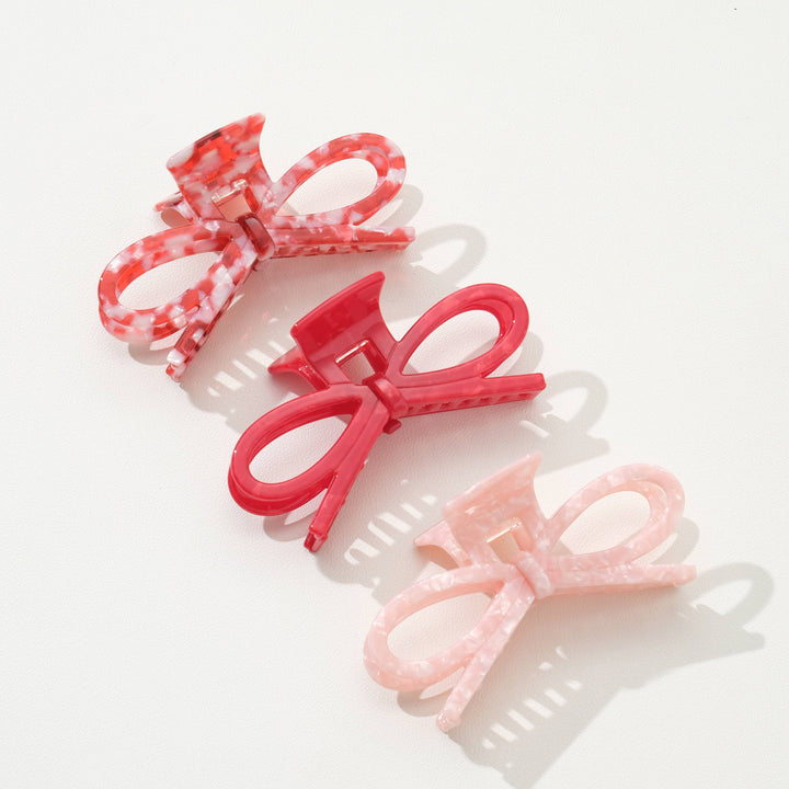 Remi Valentine | Wide Bow Claw Clip