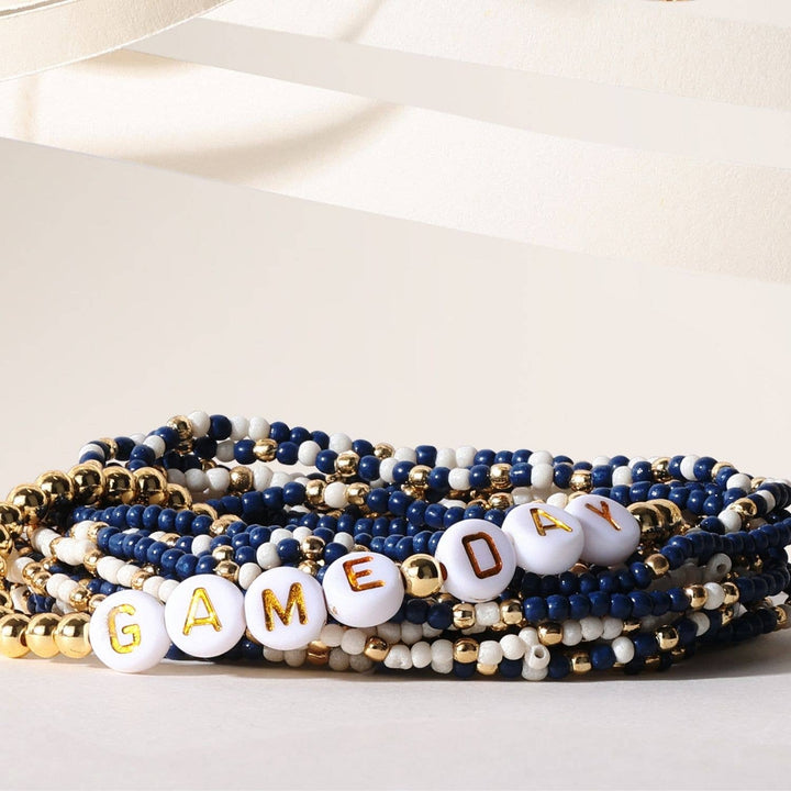 Beaded Bracelet-Game Day