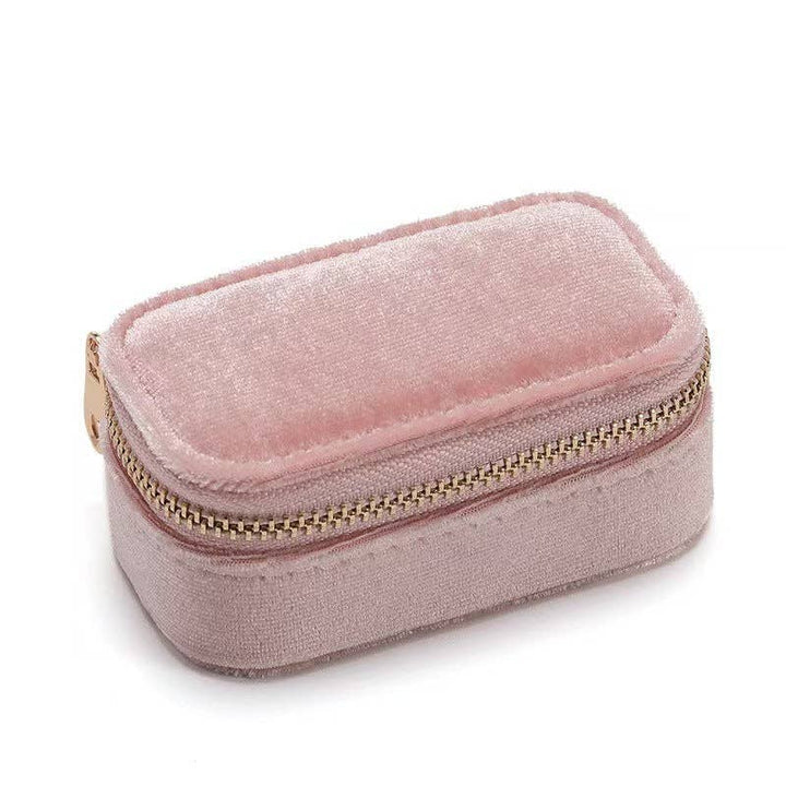 Soft Velvet Solid Color Jewelry Case DP25F864