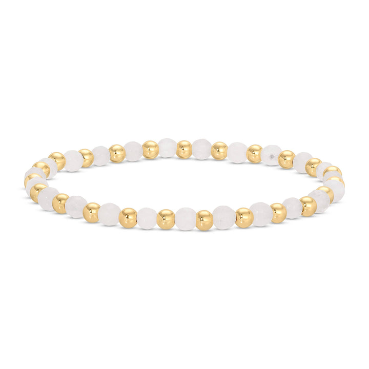 Stretch Stone & Bead Bracelet - Assorted