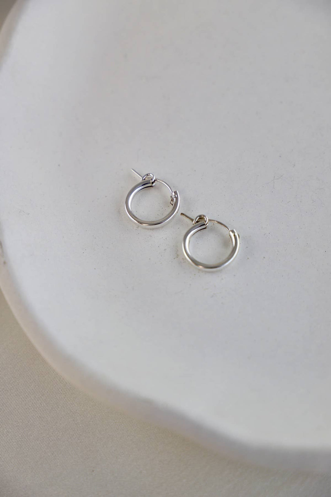 E1172S Earrings-The Silver Standard Hoops