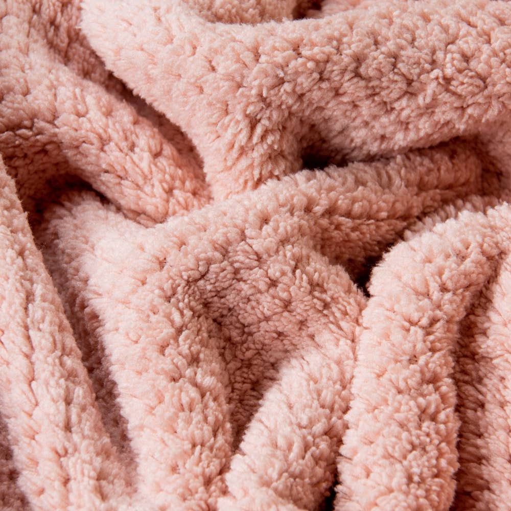 VOLO Hero Hair Towel- Cloud Pink Luxe Tube