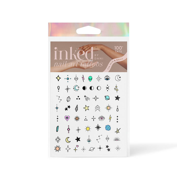 Stellar Nail Art Temporary Tattoo Pack