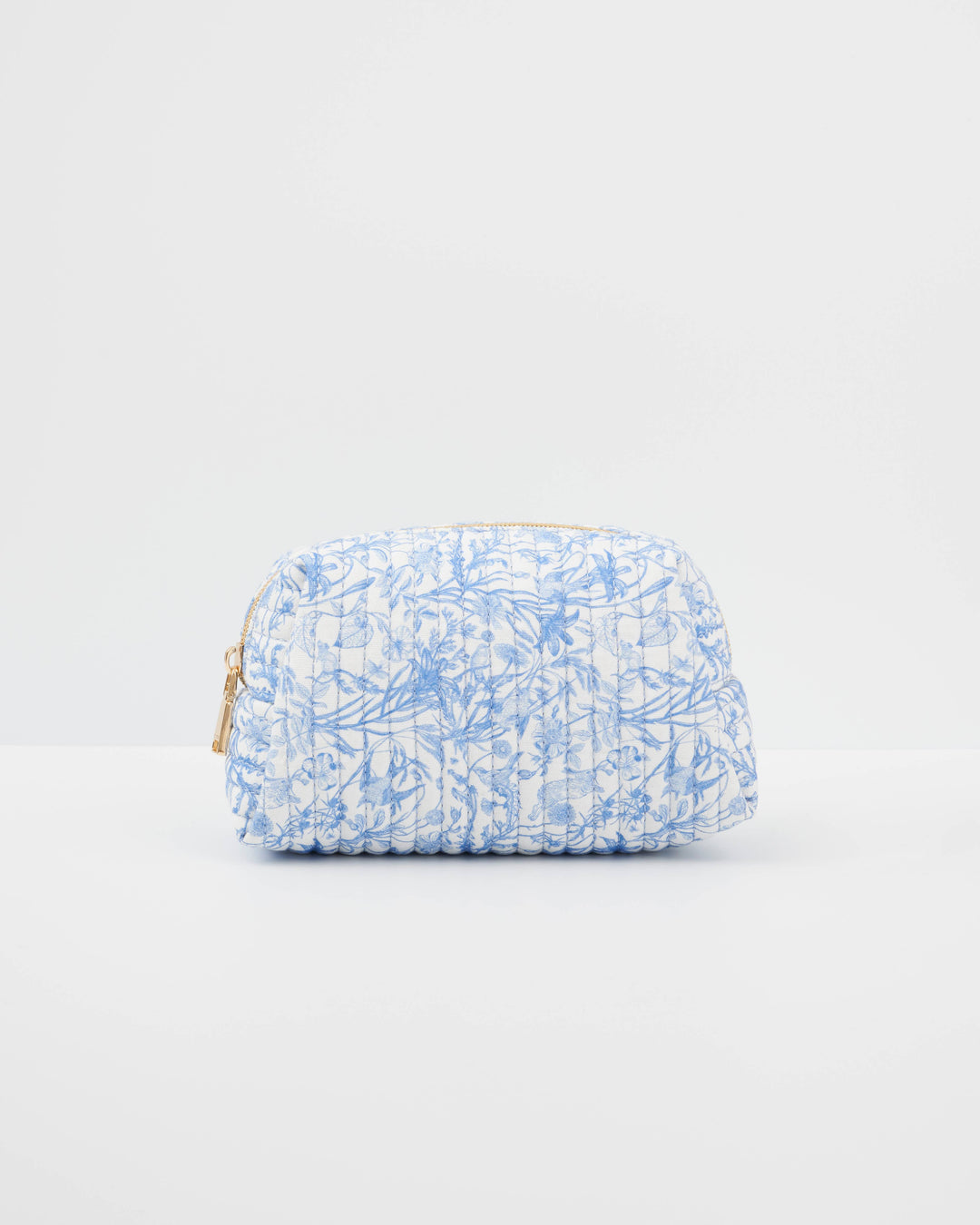 Bunny Blues Small Quilted Make Up Bag