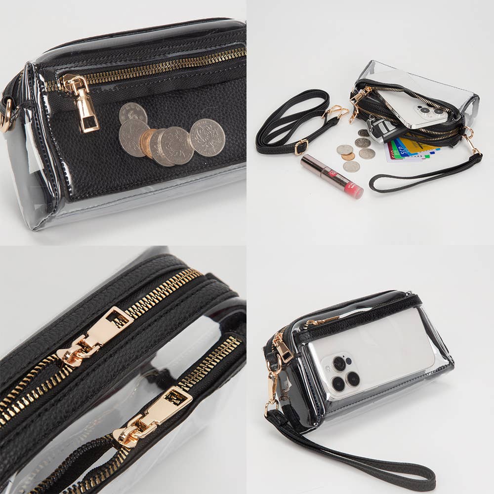 Small Crossbody Bag-Transparent