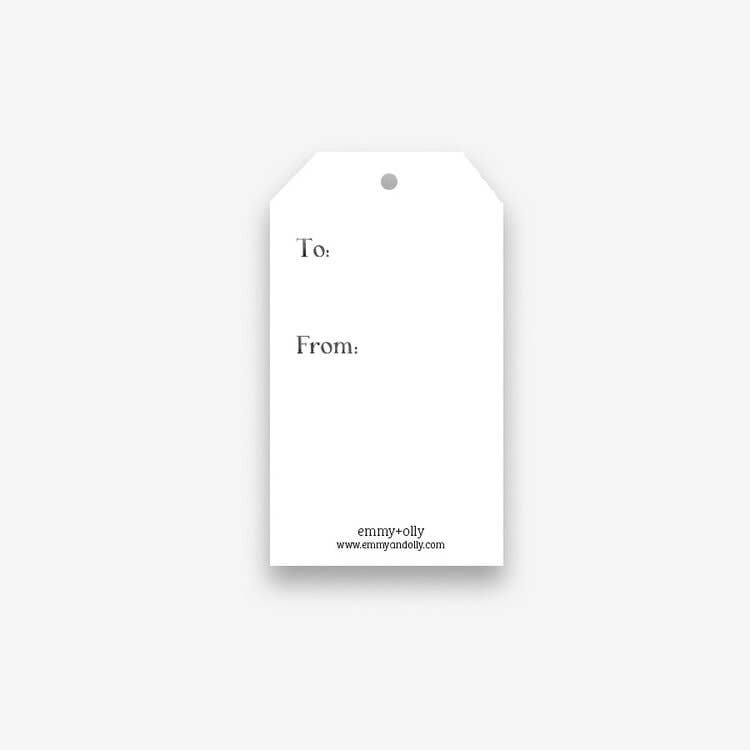 Gift Tags - Skis - Holiday