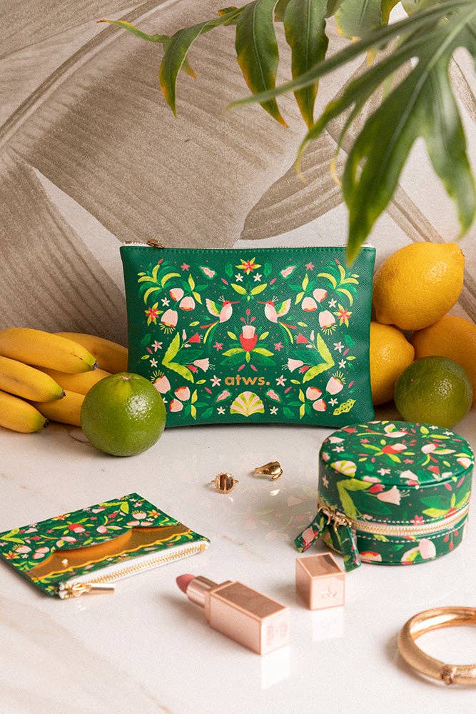 Pouch Bag-Green Jungle