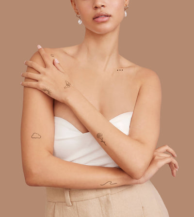 Barely There Temporary Tattoo Pack