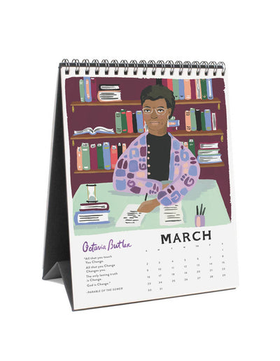 Ladies of Literature 2025 Desk Calendar