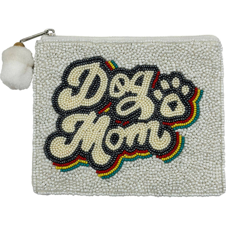 Beaded Coin Pouch-Dog Mom