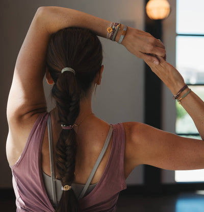 Hair Tie Bracelets-Breathe