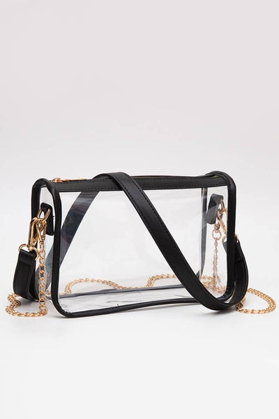 Clear Rectangle Stadium Concert Crossbody Bag