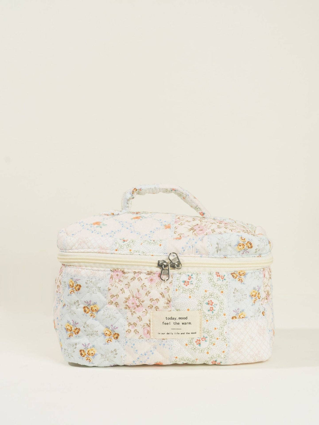 Butterfly Floral Print Puffer Make Up Bag DPB0106