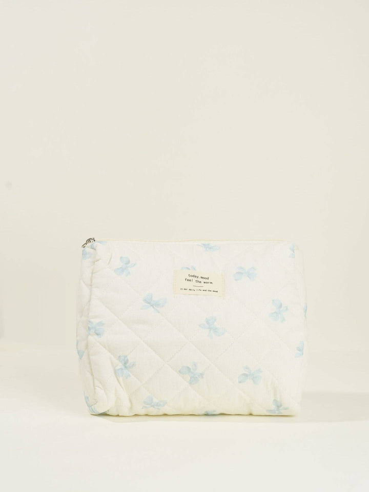 Butterfly Floral Print Puffer Make Up Bag DPB0106