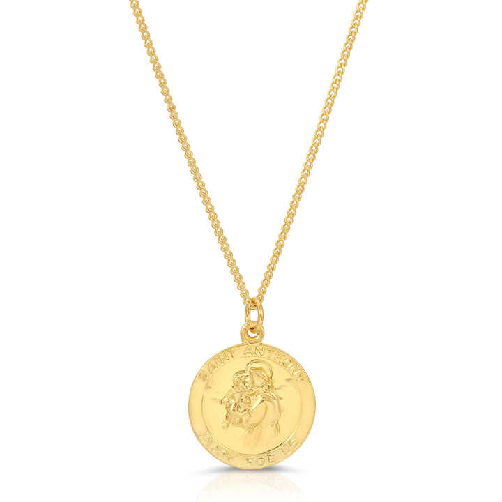 Necklace-Gold Saint Anthony