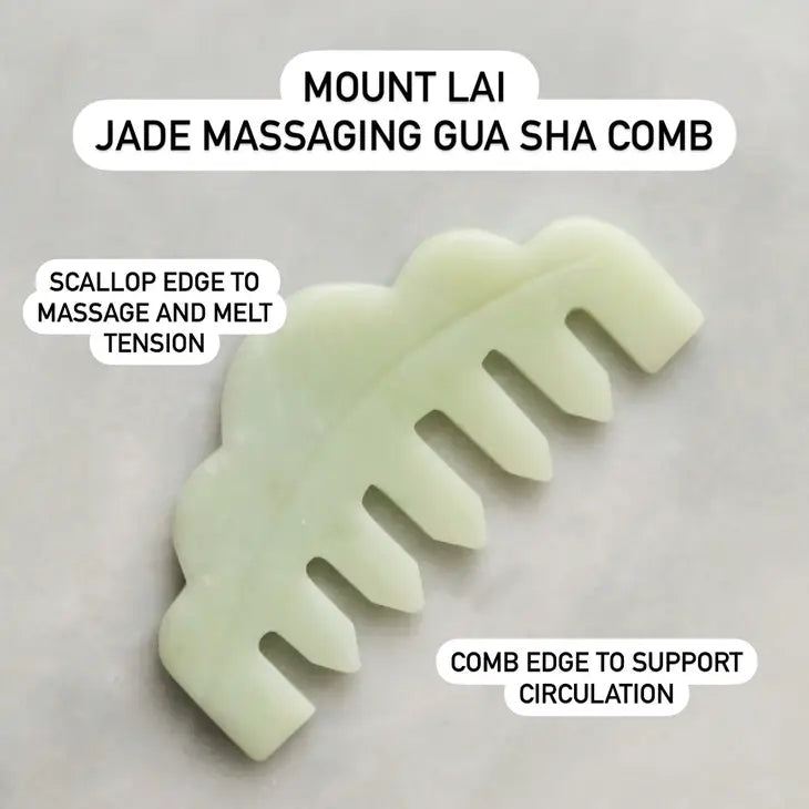 The Jade Massaging Comb