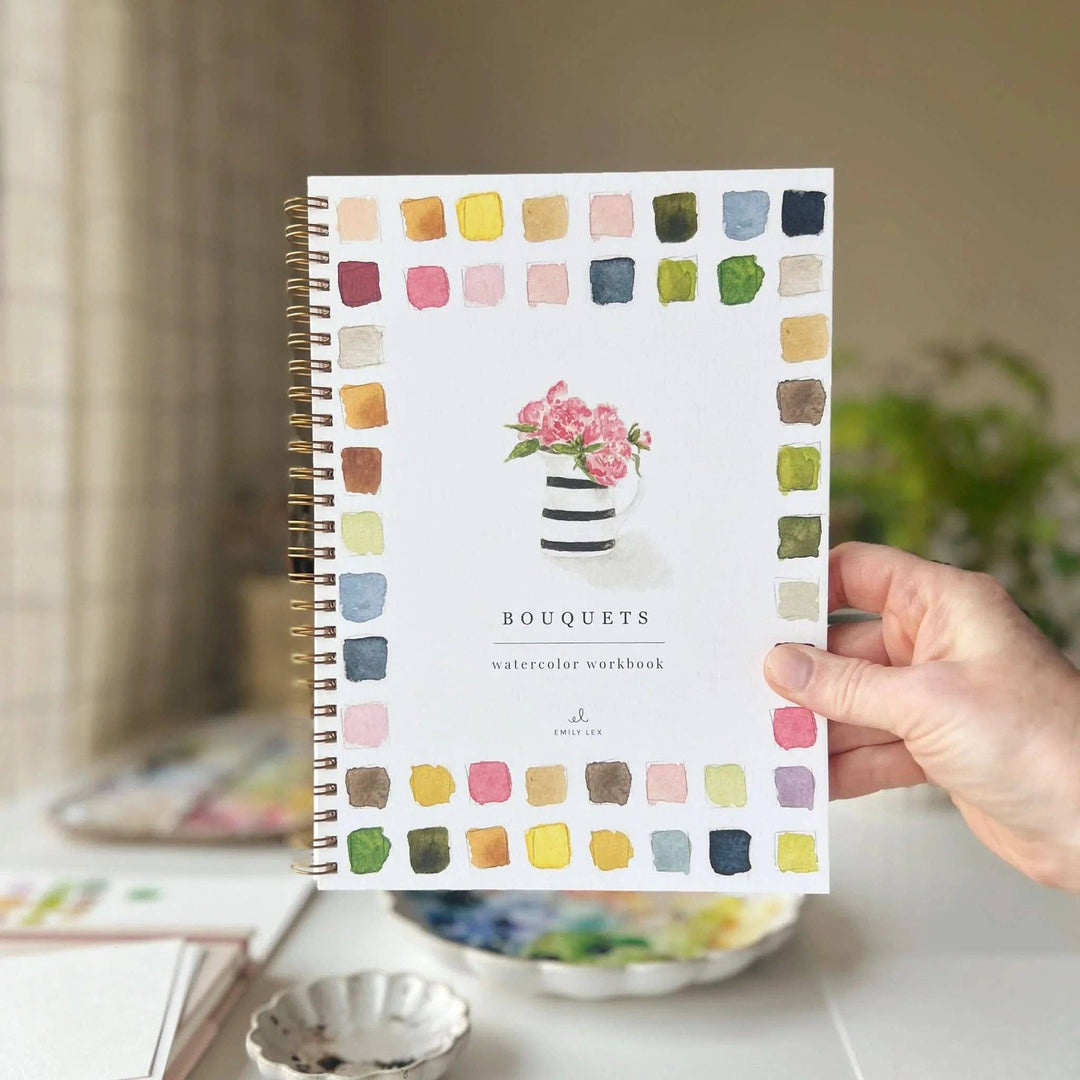Watercolor Workbook-Bouquets