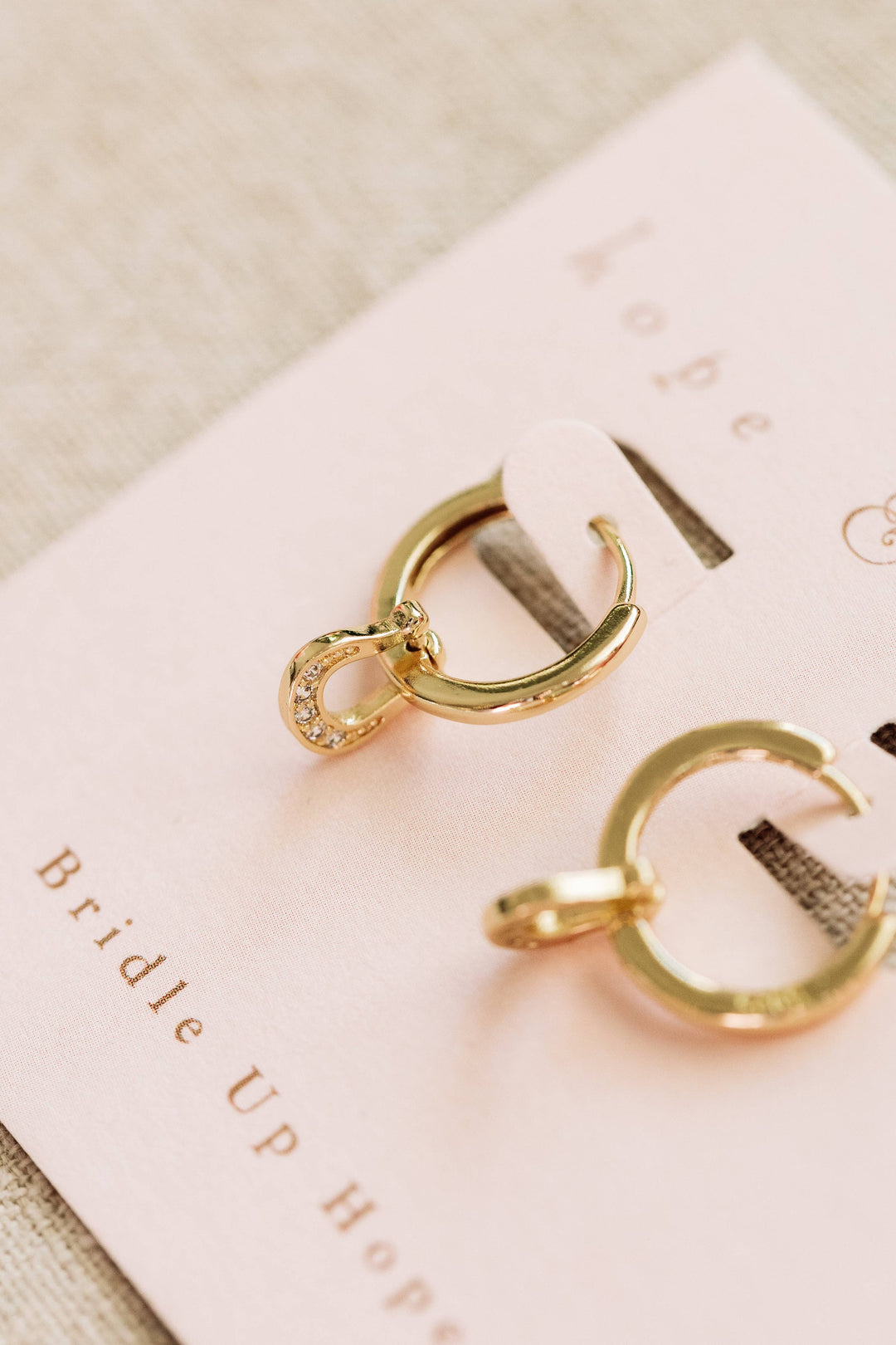 Horseshoe Huggie Earrings