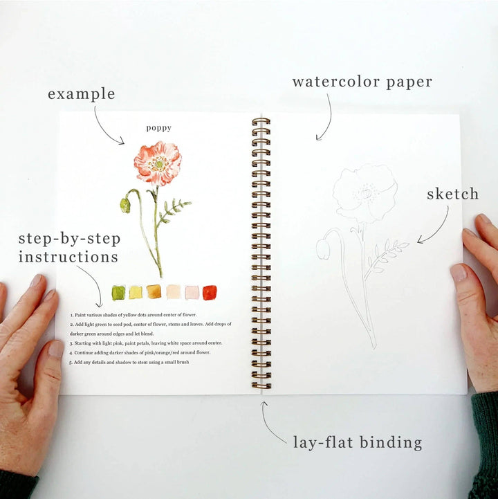 Watercolor Workbook-Flowers