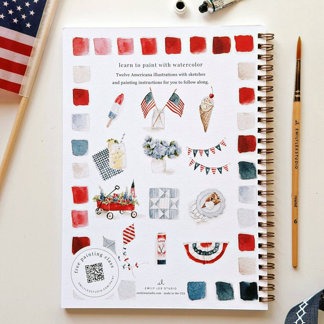 Watercolor Workbook-Americana