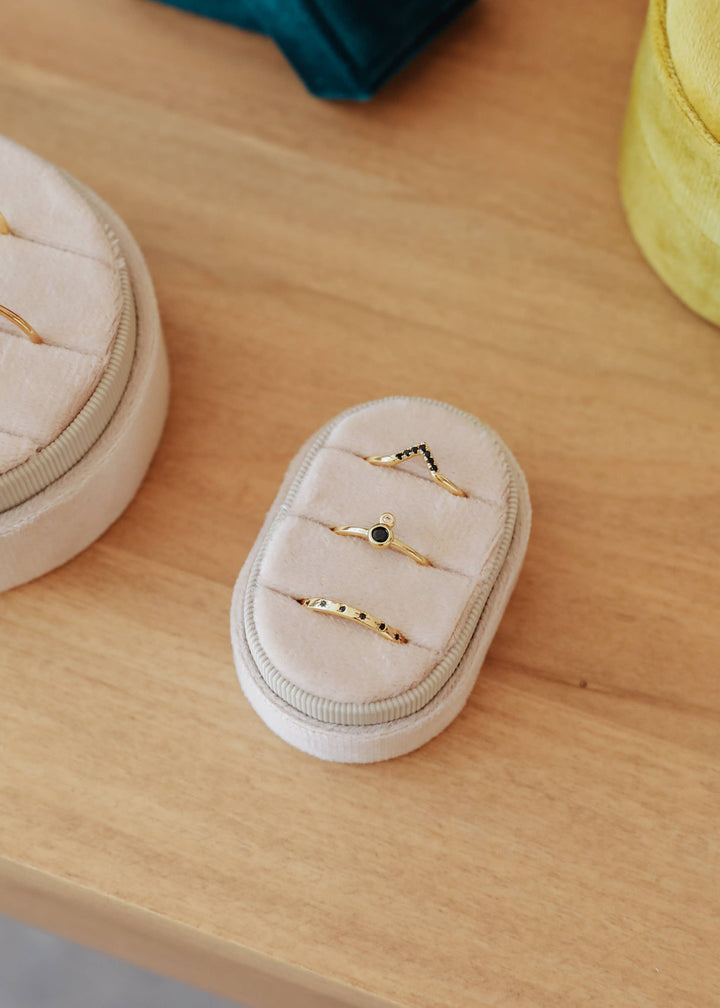 Gold Rings - Black Celestial