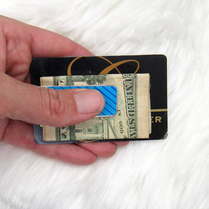 Ski Money Clip - Gold