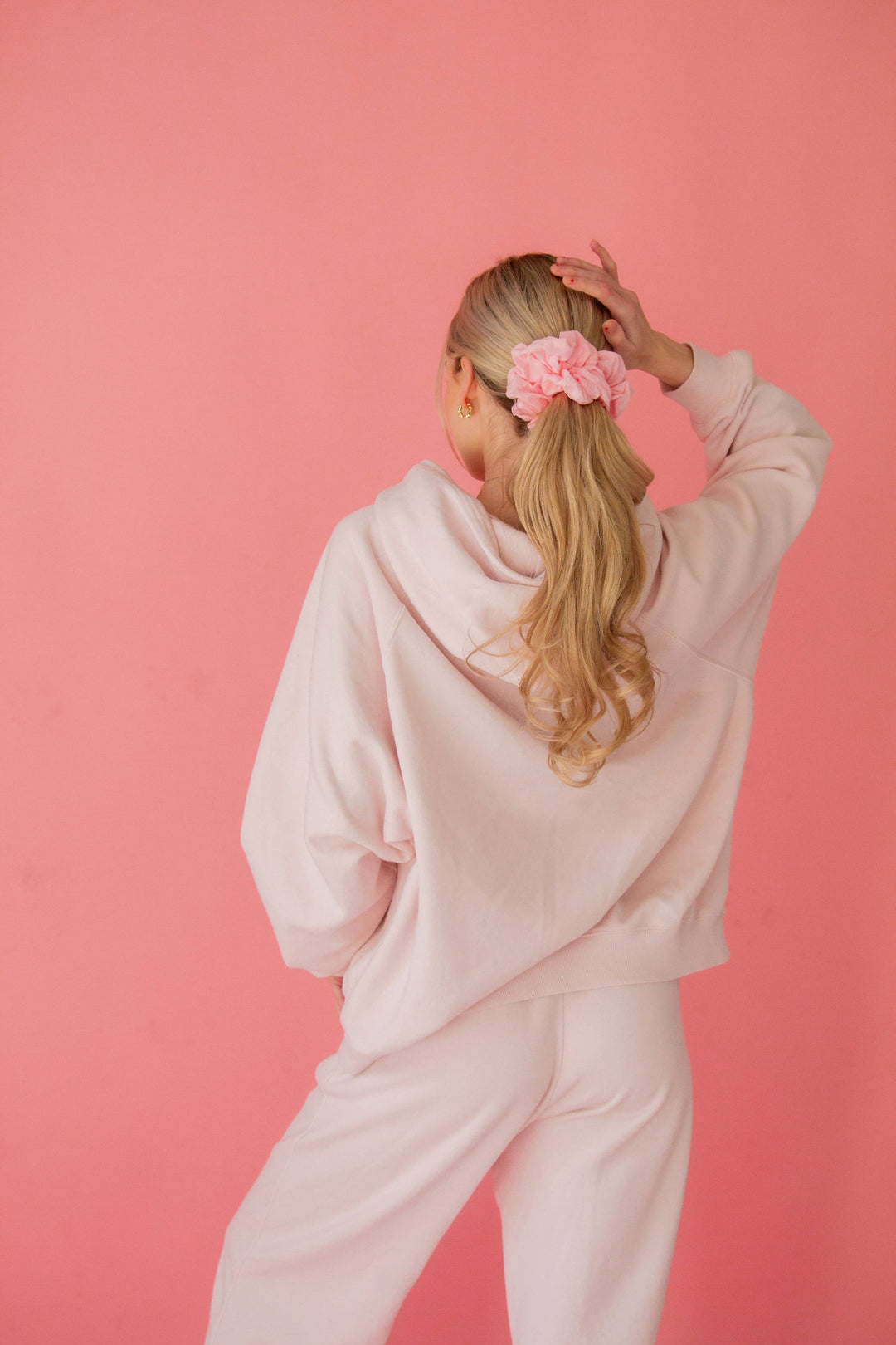 Peony Pink Jumbo Scrunchie