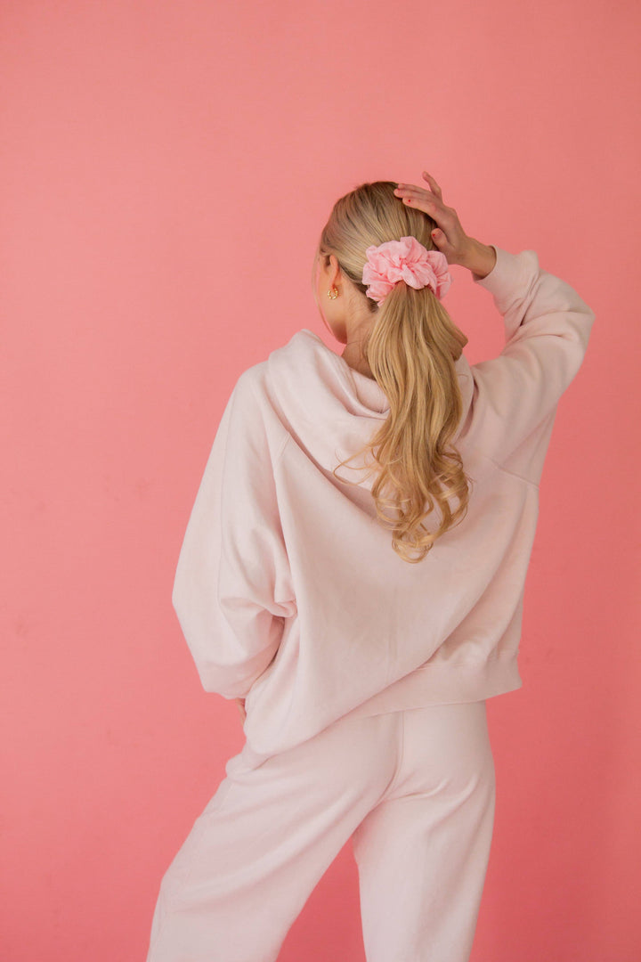 Peony Pink Jumbo Scrunchie