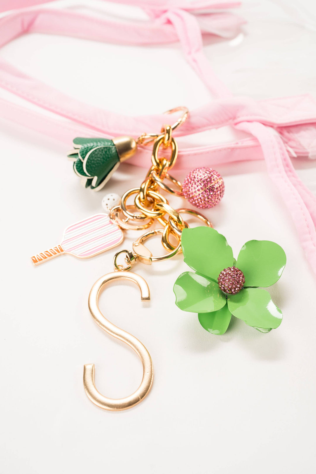Statement Flower Bag Charm