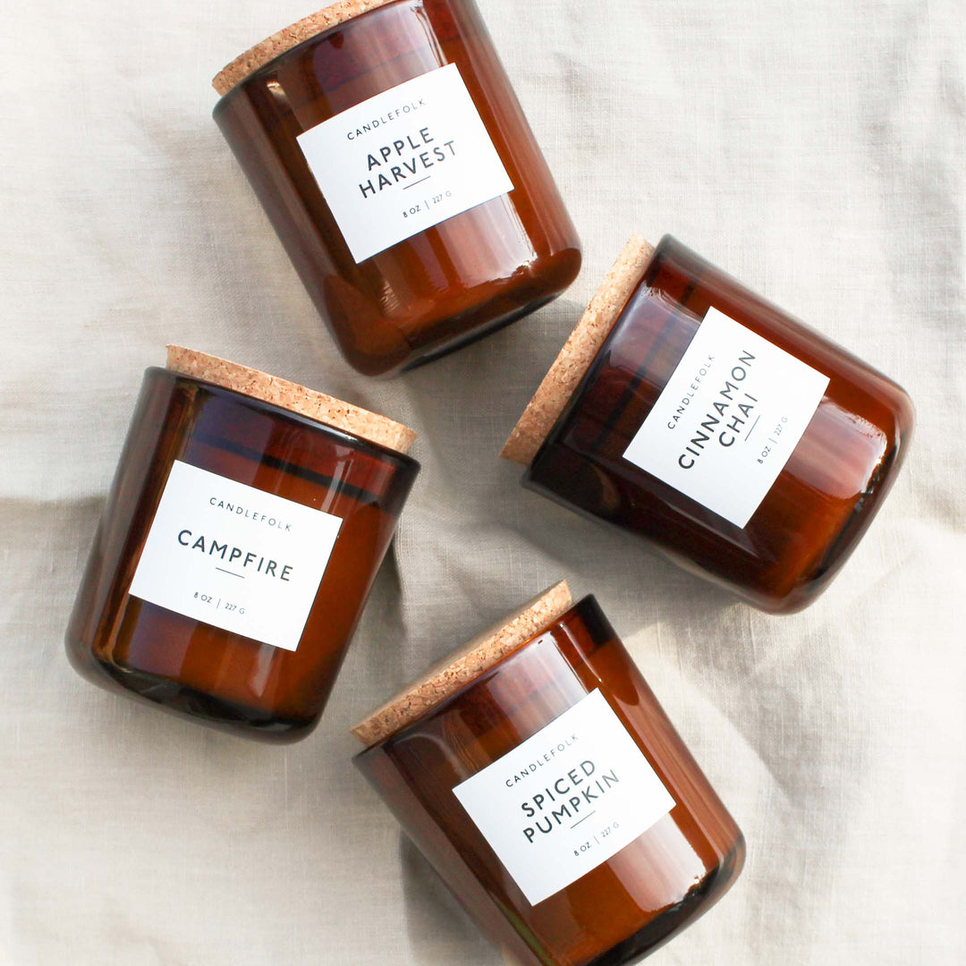 8 oz Tumbler Soy Candle-Apple Harvest