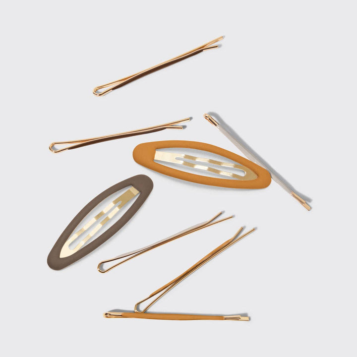 Metal Cloud Pins & Snap Clips 8pc Set - Sedona