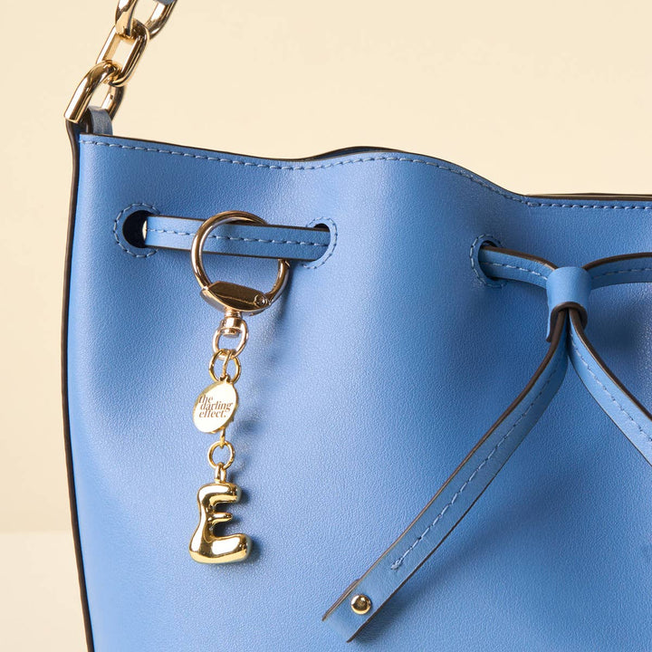 Bubble Letter Keychain Bag Charm–E