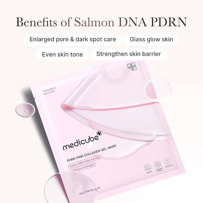 Medicube Salmon DNA PDRN pink collagen jelly gel mask