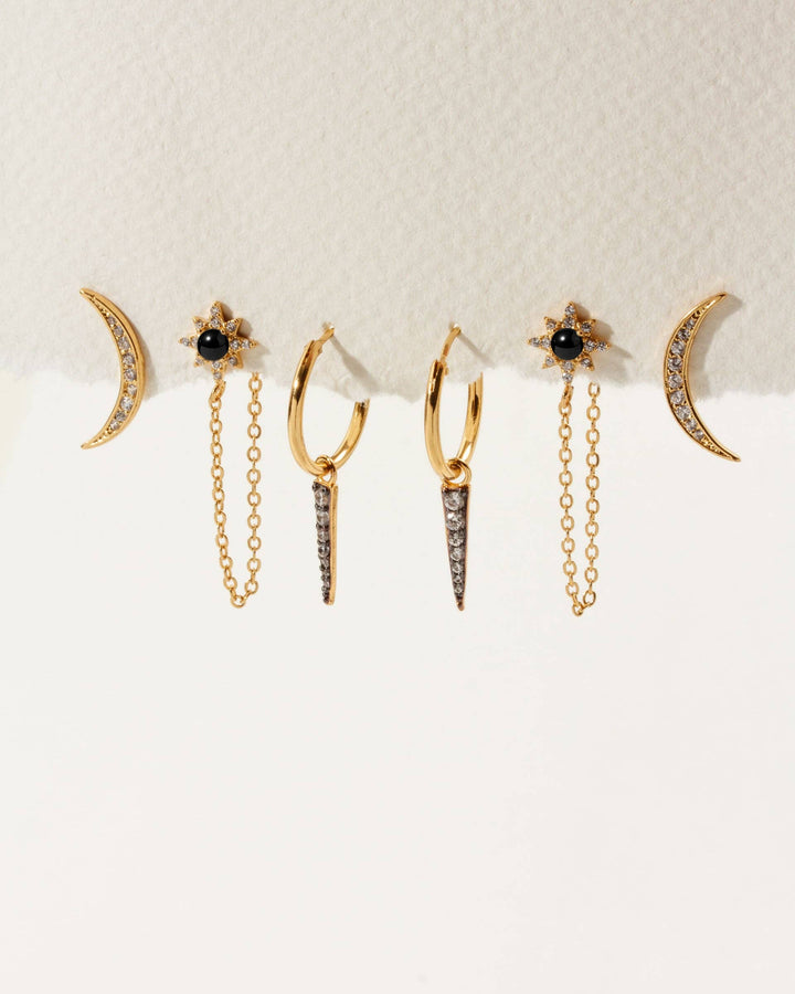 Twilight Earring Set - Black Onyx