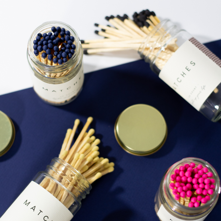 Match Jars - Soft Pink Tips