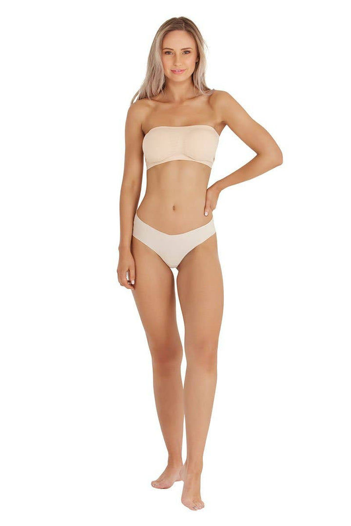 Bandeau Bra - Tube Bra with Padded Inserts