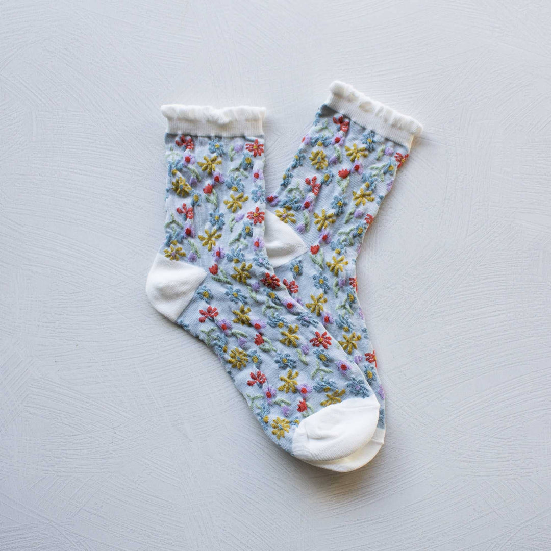 Casual Socks-Love Floral